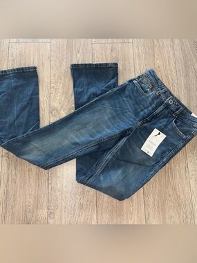 Zara NWT Dark Wash Bootcut Flare Jeans Size 2
